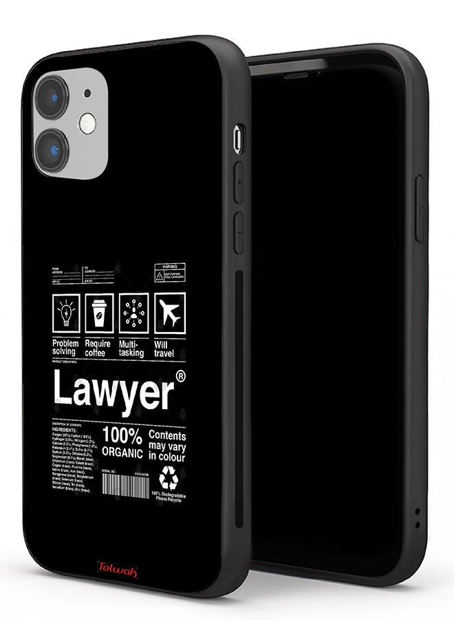 Tolwak Apple iPhone 11 Protective Case Lawyer Sticker - Image 1