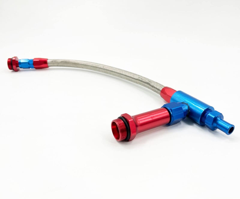 Pateyney 7820 Red blue Fuel Line for Holley Carburetor double pumper 4150 4160 - Image 2
