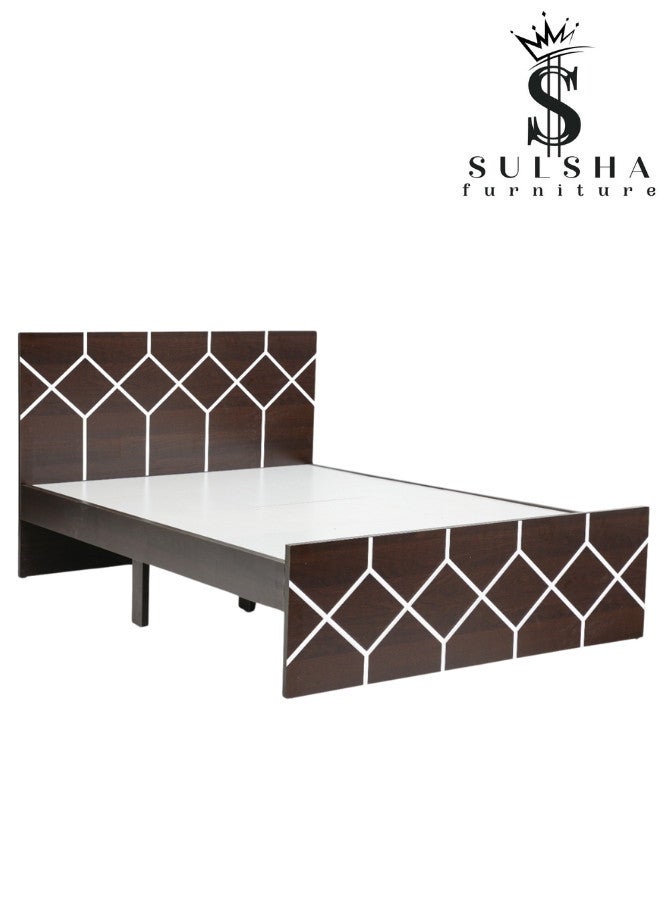 SULSHA Modern Wooden Bed Single Size 190x90 Without Mattress - Image 1