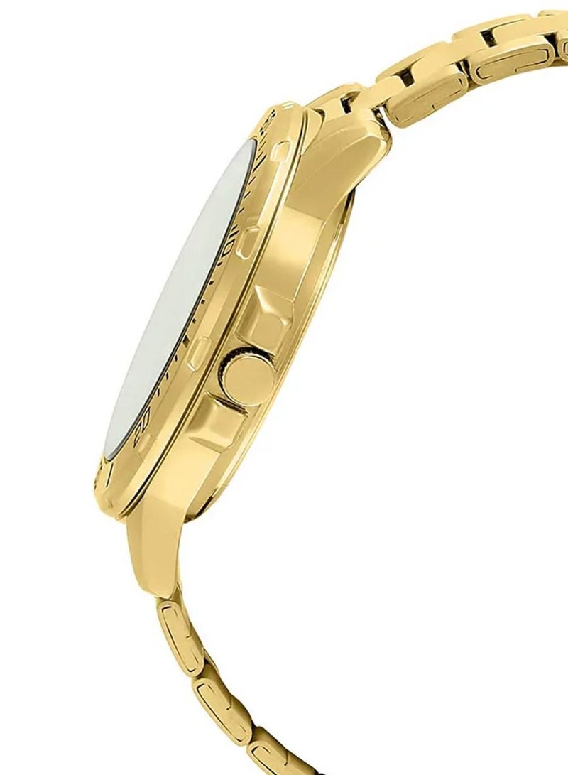 CASIO Men's Enticer Gold Stainless Steel Analog Watch MTP-VD01G-9EVUDF - Image 3