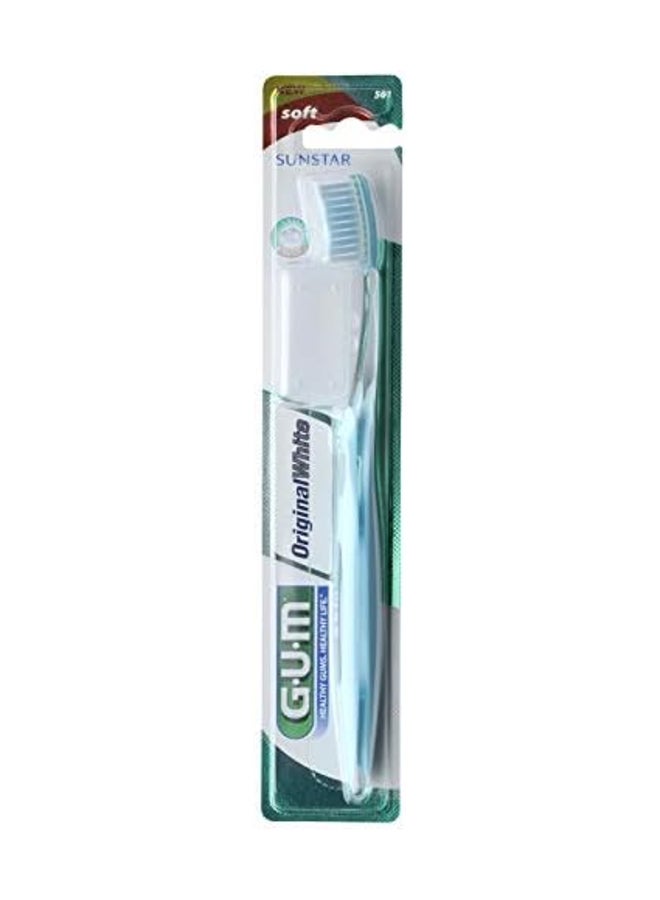 Gum Sunstar Original White Toothbrush Soft Bristles Superior Stain Removal Effective Plaque Removal of Teeth and Line Deep Cleaning Assorted Colors - Image 4