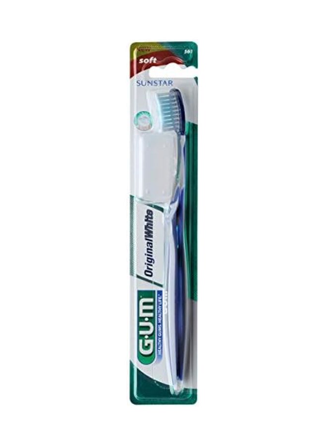 Gum Sunstar Original White Toothbrush Soft Bristles Superior Stain Removal Effective Plaque Removal of Teeth and Line Deep Cleaning Assorted Colors - Image 3