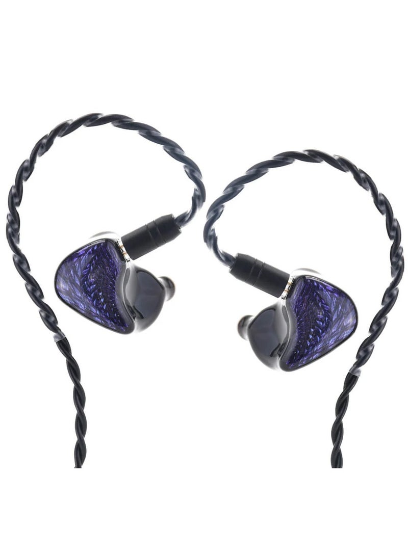 Celest Wyvern Black No External Mic HiFi In-Ear Earphones 10mm LCP Music Earbuds with Detachable 3.5mm 2-Pin Cable - Image 1
