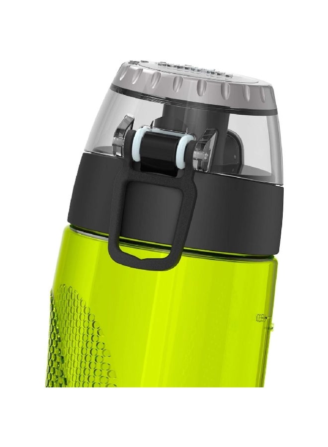 Tritan Hydration Water Bottle with Meter Lime Green and Black 24oz HP4104LG6