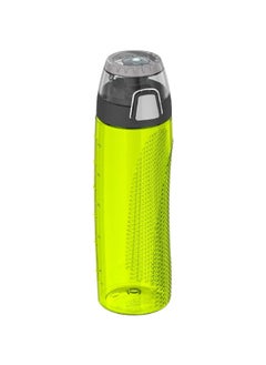 THERMOS Tritan Hydration Water Bottle with Meter Lime Green and Black 24oz HP4104LG6  - Image 2