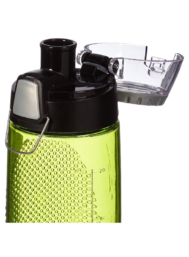 Tritan Hydration Water Bottle with Meter Lime Green and Black 24oz HP4104LG6