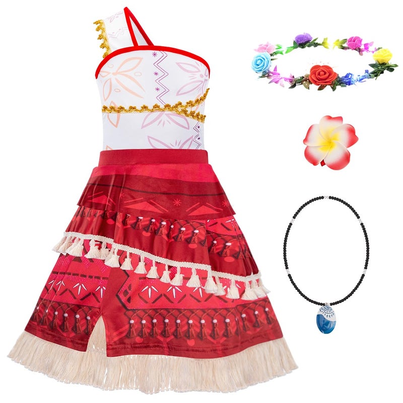 ميلاند Meland Princess Dress Up for Girls-Princess Costume for Girl Dress Up & Play Play Kids Princess Dress for Toddler 3-8 (5-6 years) - Image 1