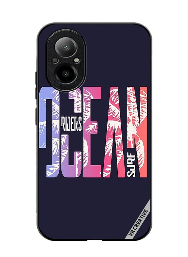 VR CREATIVE Protective Case Cover For Realme C67 4G Ocean Design Multicolour - Image 1