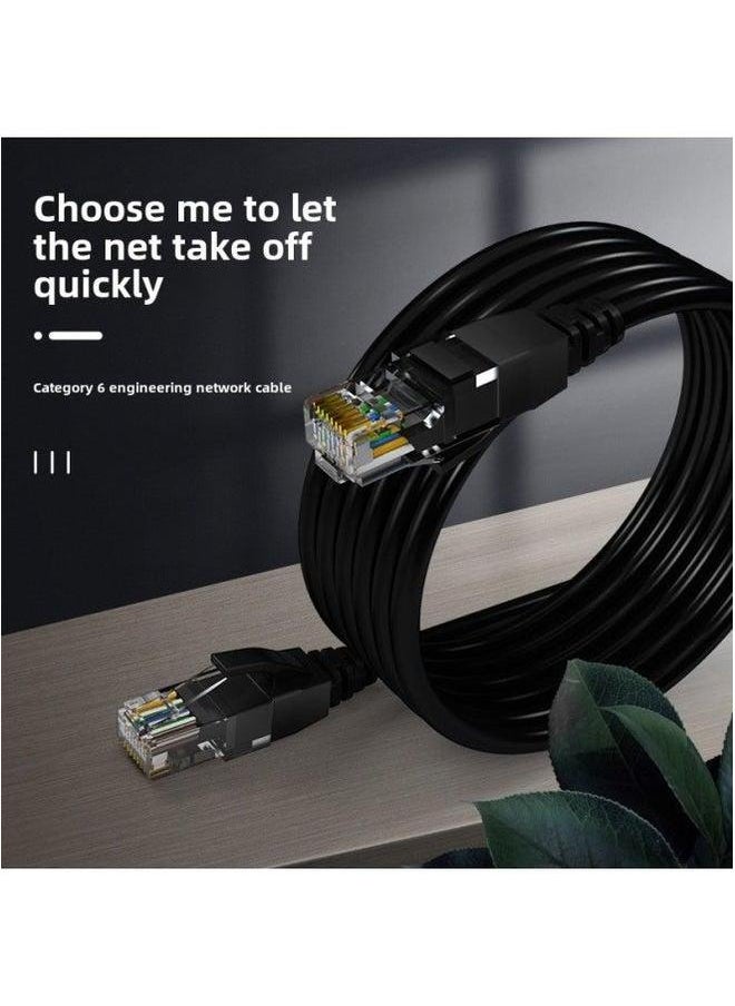 Generic Pure Copper Network Cable Household Super 66 Gigabit Computer 55 Router 10 Broadband Finished High-speed 15 Meters-Color:Category 5e Short Meters Are Purchased From Another Link-Line Length:60m  - Image 5