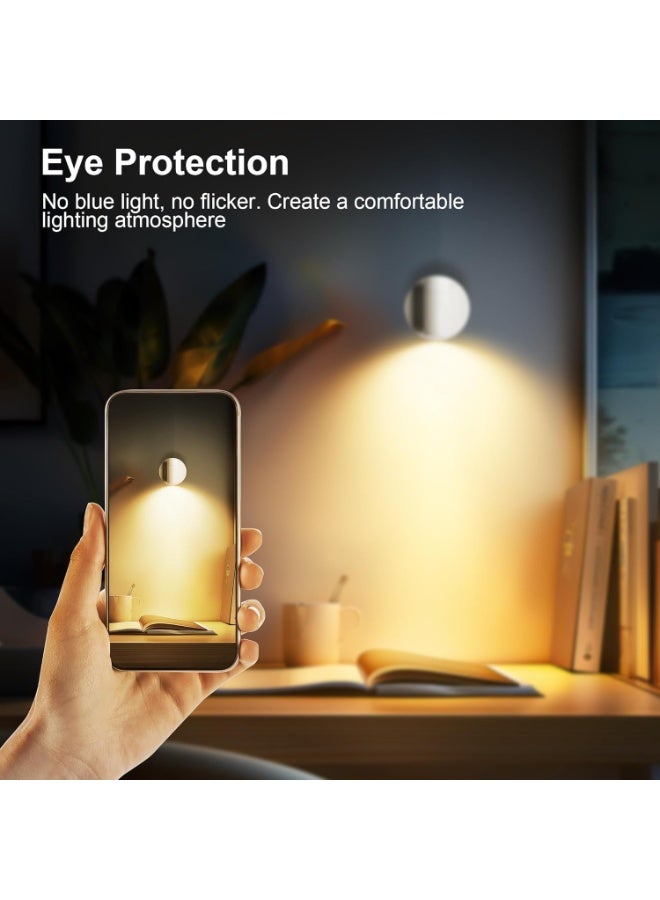غوغا سبوت لايت لاسلكي LED قابل لإعادة الشحن مع مؤقت وقابلية للتعتيم إضاءة داخلية تركيزية للنباتات واللوحات الفنية للمنزل - Image 4