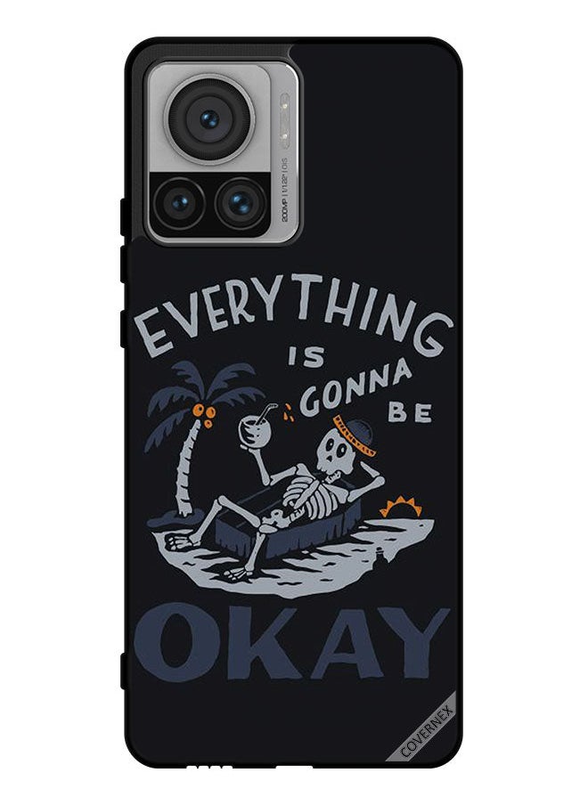 Covernex Protective Case Cover For Motorola Edge 30 Ultra Everything Is Gonna Be Ok  - Image 1