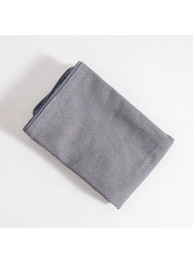 DANUBE HOME Danube Home Gleam Dyed Matty Weave Cushion Cover - Grey - 45x45 cm | Cotton Couch Pillow Cover For Living Room, Bed Room