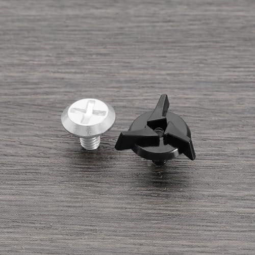 Micro Traders 2 Sets of Motorcycle Helmet Screws Fixing Screws Helmet Accessories Plastic Metal for Motorcycle Off-Road Vehicles Black Silver - Image 5