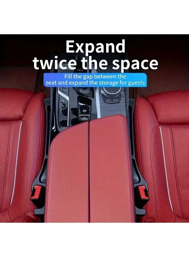2pcs Car Filler Inserts Heavy Duty Plastic Non Slip Organization Box for Backseat Trunk Travel - Image 5