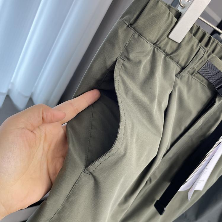 Super Warm! Men'S Winter Outdoor Waterproof Moisture-Wicking Fleece Thickened Belt Hiking Casual Pants - Image 3