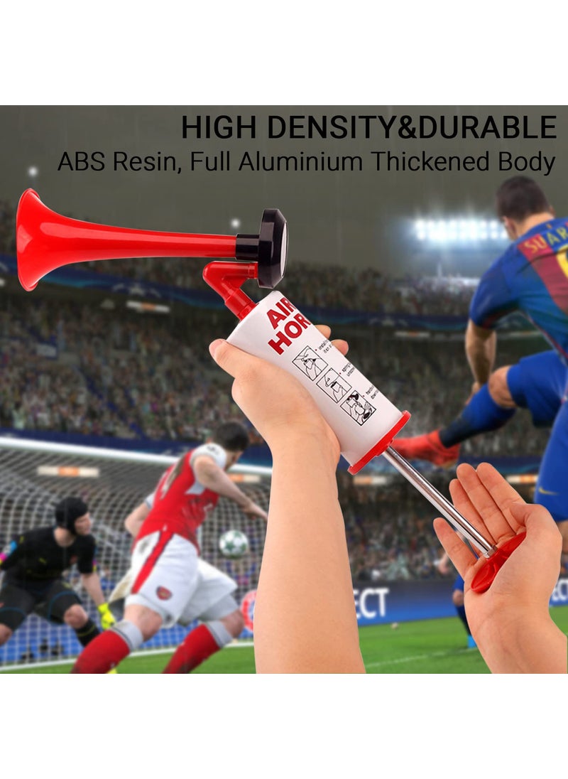 Qidoe Handheld Air Horn, Aluminum Super Loud Noise Maker Bear Horn Self Defense Portable Air Pump Horn Sports and Marine Signal Safety Alarm Horn for Boating, Sports Events, Birthday Parties  - Image 5
