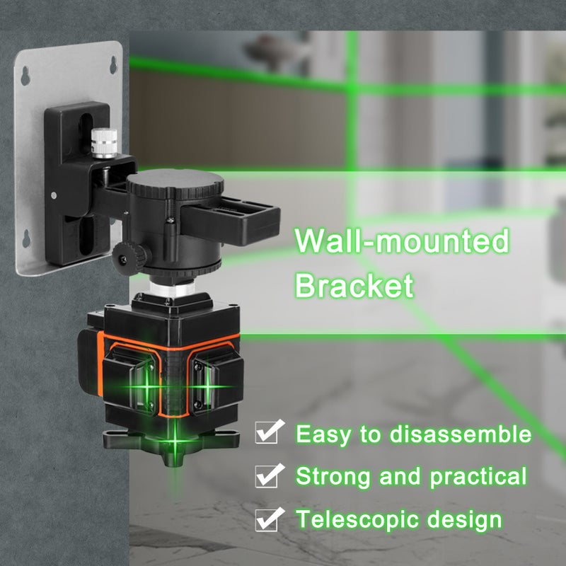 360 Degree Rotation 15°Tilt Angle Adjustable Level Wall-mounted Bracket with Iron Board - Image 5