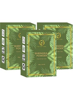 Nuerma Science Bhringraj Powder Natural For Black Strong Healthy & Smooth Hair(100 Gm Each Pack Of 3) 300 Gm  - Image 1