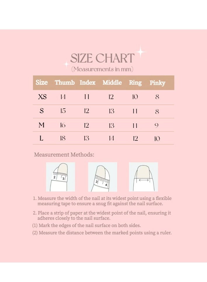 Artist Design/3D Princess Gift (Handmade)/Press On nails/Luxury Hand Painted/Long Coffin/10 PCS/M Size - Image 2