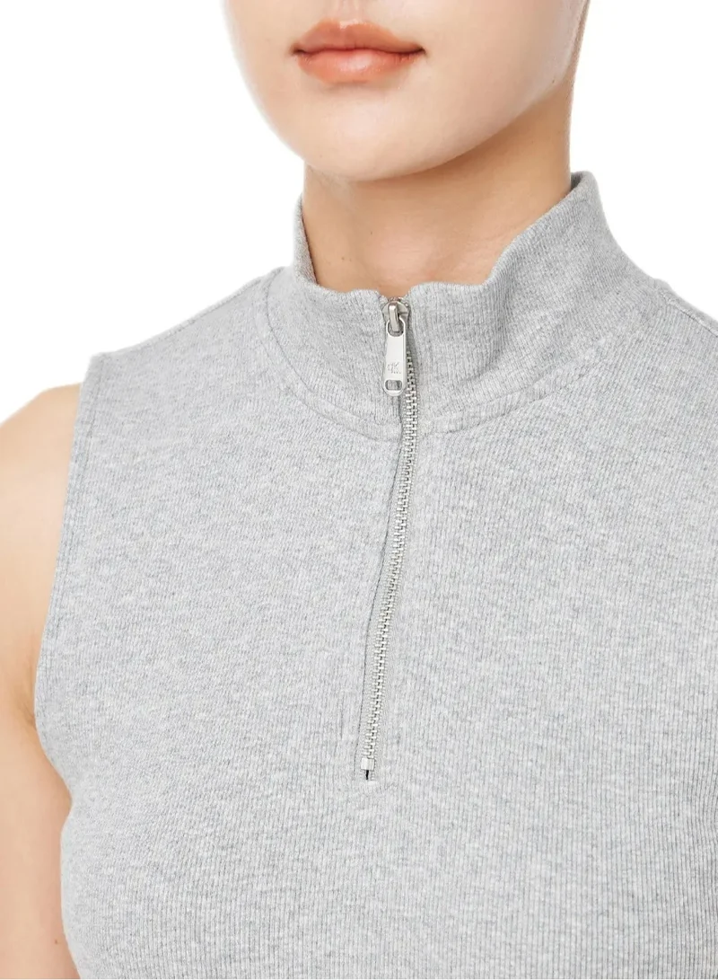 Calvin Klein Jeans Logo Half Zip Sweater