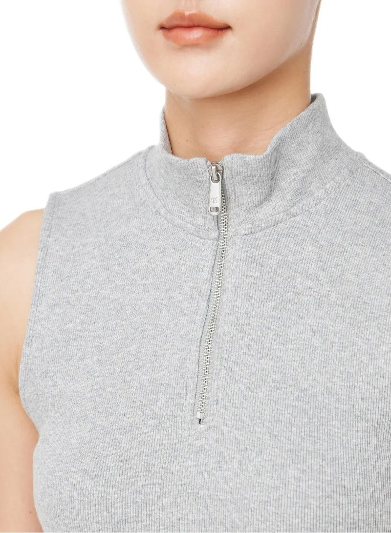 Calvin Klein Jeans Logo Half Zip Sweater - Image 2