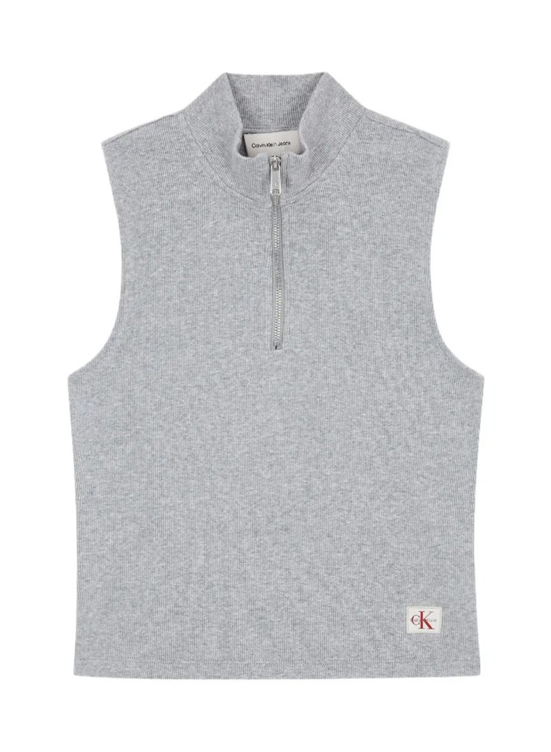 Calvin Klein Jeans Logo Half Zip Sweater - Image 4