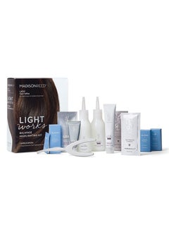 Madison Reed Light Works Balayage Highlighting Kit, Creates Natural-Looking Cool Toffee Highlights (Lazio - Brown), Amonia Free, Cruelty Free, 2 Step Process That Lightens & Tones Hair  - Image 2