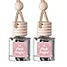 CE Craft Co Hanging Car Air Freshener Diffuser 2 Pack Long Lasting Fragrance Oil Car Freshener Glass Bottle Auto Air Freshener Made in USA Pink Sugar - Image 2