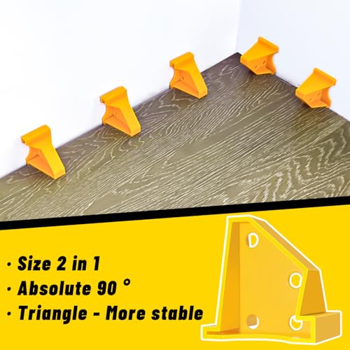 NAACOO Laminate Flooring Tools, NAACOO LVP Installation Kit, Professional Vinyl Flooring Tools - Tapping Block with Handle, 10” Contour Gauge, Pull Bar, 2 in 1 Spacers, Double-Faced Mallet. - Image 4