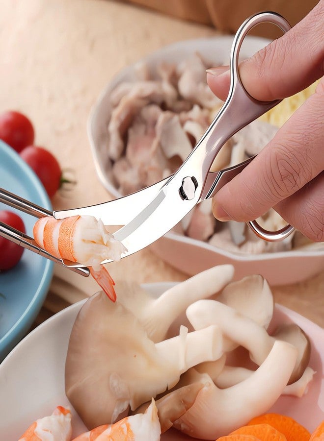 Jasni 2-Pack All 304 Stainless Steel Baby Food Scissors Detachable Vegetables Meat Noodles Kitchen Shears for Infant Kids Anti-Rust Food-Grade Dishwasher Safe with Travel Storage Case - Image 5