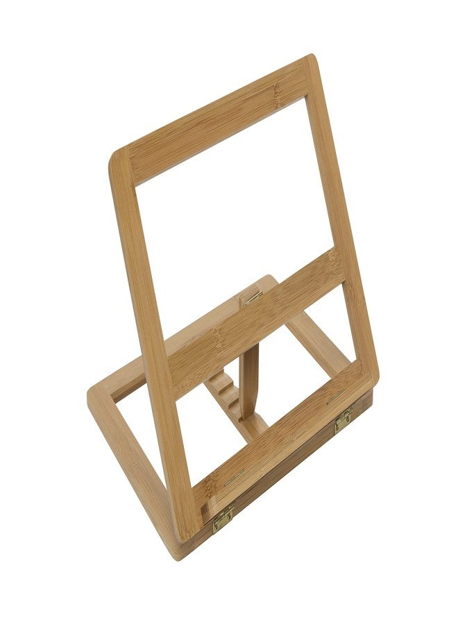 Creative Mark Tao Bamboo Painting Desk Easel and Drawing Stand - Durable Design with Adjustable Angles Lightweight Art Easel for Drawing and Painting - Natural Finish- Ideal for Artist - Image 1