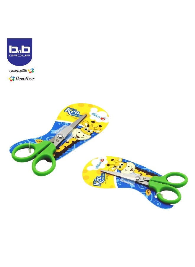 FLEXOFFICE Kids Scissors Crafts Kits Preschool-with A Pair of Child-Safe Scissors, Small. - Image 3