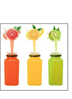 Lavish 250 ml Empty Containers Transparent Plastic, 24 Pcs Square Bottles with Secure Black Lids  - Image 4