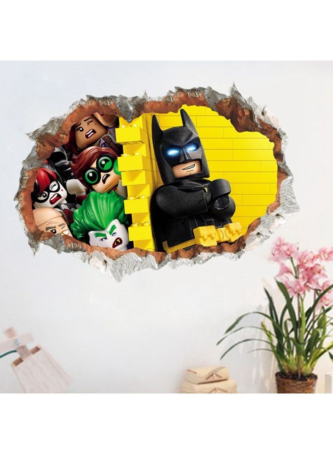 نيبمينينت ملصق جداري قابل للإزالة بتصميم باتمان ثلاثي الأبعاد متعدد الألوان 50x70سنتيمتر - Image 3