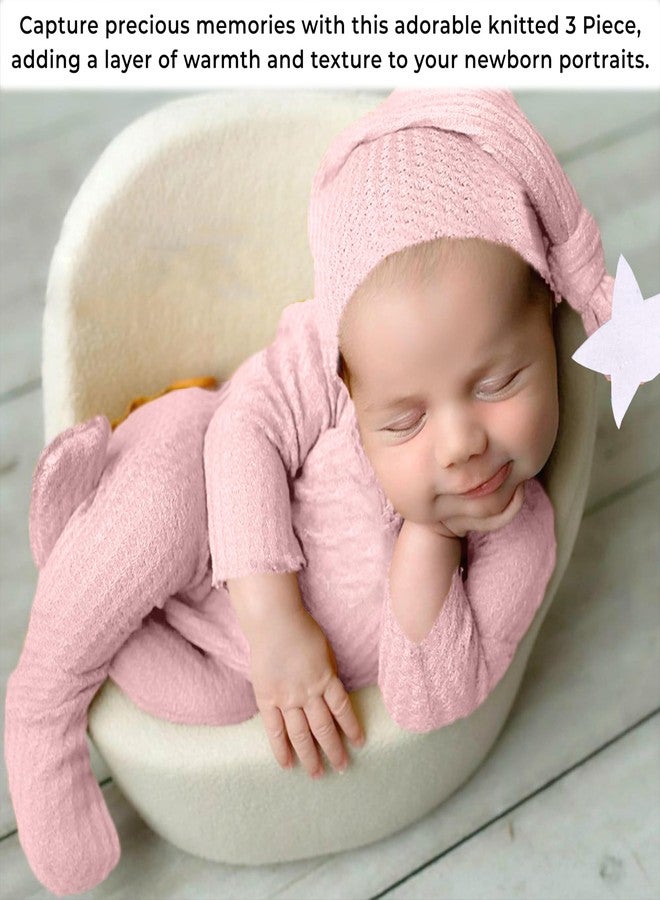 BEMBIKA Photography Costume - Newborn photography outfits & baby photography props Designer baby clothes for newborn photo shoot -(Pink) - Image 5
