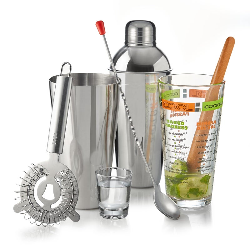 Libbey Mixologist 9Piece Cocktail Set Clear 20 oz 80787