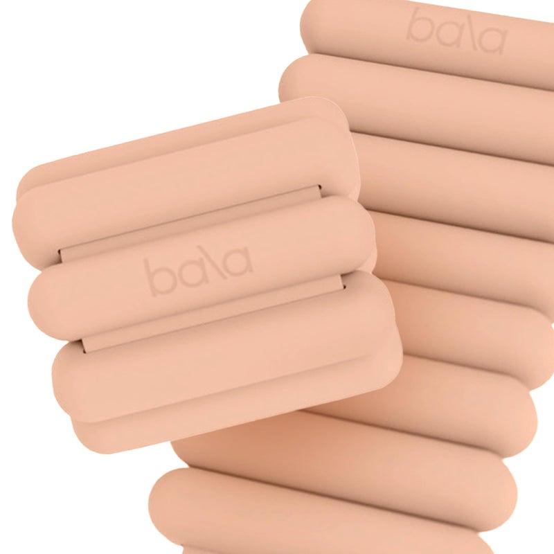Bala Bangles Wrist & Ankle Weights for Women & Men - 3 lb Adjustable Weighted Bands - Soft Silicone Arm & Leg Weights for Pilates, Yoga, Walking, Barre, Home Workout & Strength Training Exercise - Image 1