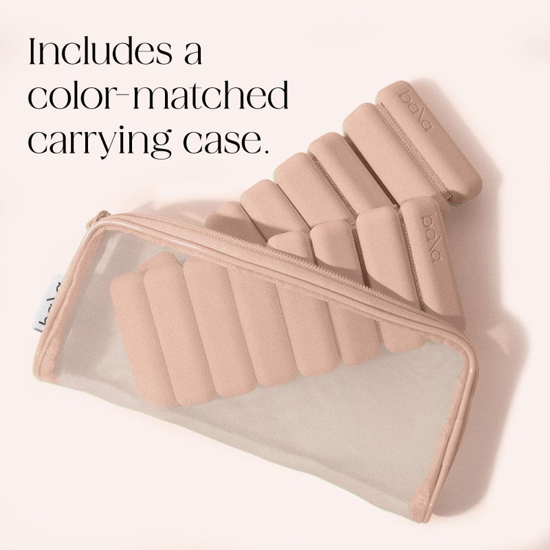 Bala Bangles Wrist & Ankle Weights for Women & Men - 3 lb Adjustable Weighted Bands - Soft Silicone Arm & Leg Weights for Pilates, Yoga, Walking, Barre, Home Workout & Strength Training Exercise - Image 5