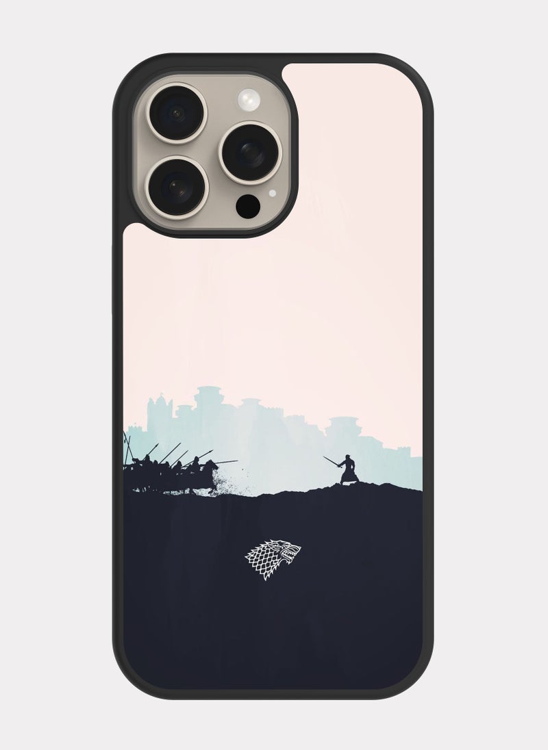 PXLAAT iPhone 15 Pro Max case cover Jon Snow GOT - Image 1