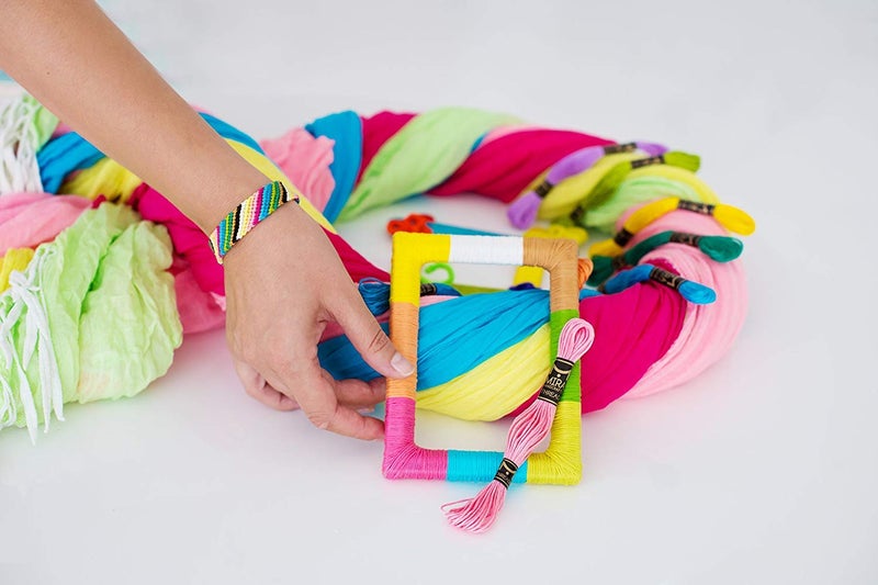 DIY Crafts Pack Of 125 Pcs Yellow Extra Embroidery Floss Rainbow Color Skeins Per Pack Cross Stitch Threads Friendship Bracelets Floss Crafts Floss SkPack Of 125 Pcs Yellow Extra - Image 4