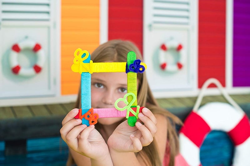 DIY Crafts Pack Of 125 Pcs Yellow Extra Embroidery Floss Rainbow Color Skeins Per Pack Cross Stitch Threads Friendship Bracelets Floss Crafts Floss SkPack Of 125 Pcs Yellow Extra - Image 5