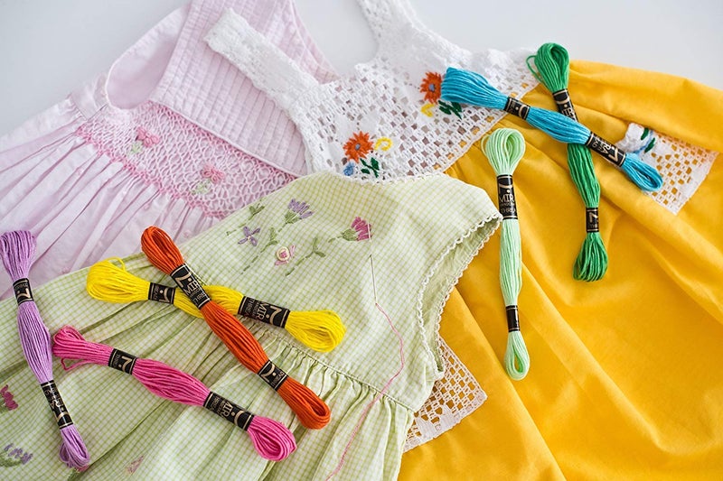 DIY Crafts Pack Of 125 Pcs Yellow Extra Embroidery Floss Rainbow Color Skeins Per Pack Cross Stitch Threads Friendship Bracelets Floss Crafts Floss SkPack Of 125 Pcs Yellow Extra - Image 2