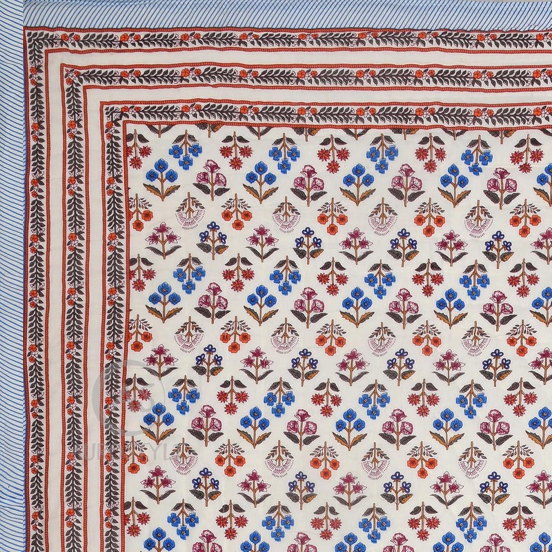 WORLDNEX 400 TC Pure Cotton Double Bed Soft Jaipuri AC QuiltRazaiRajai Floral PrintJaipuri razai Double Bed for Winter Printed Double_2 - Image 5