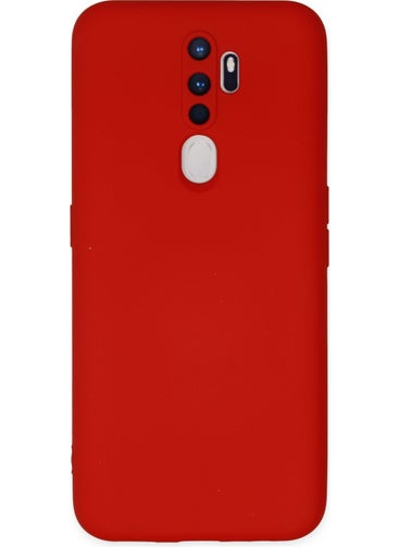 HappyCase Oppo A5 2020 Case Nano Velvet Silicone Inside - Red  - Image 1