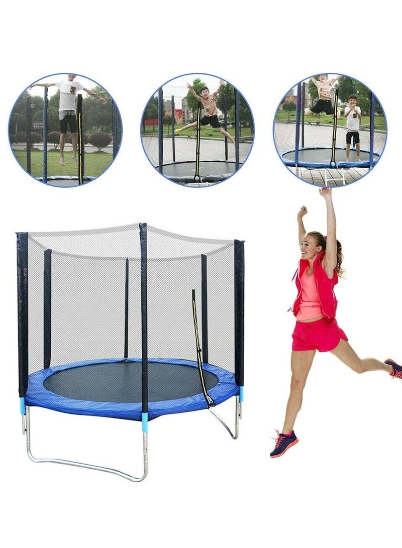ترامبولين للأطفال مع شبكة أمان وسلم - 10FT - Image 5