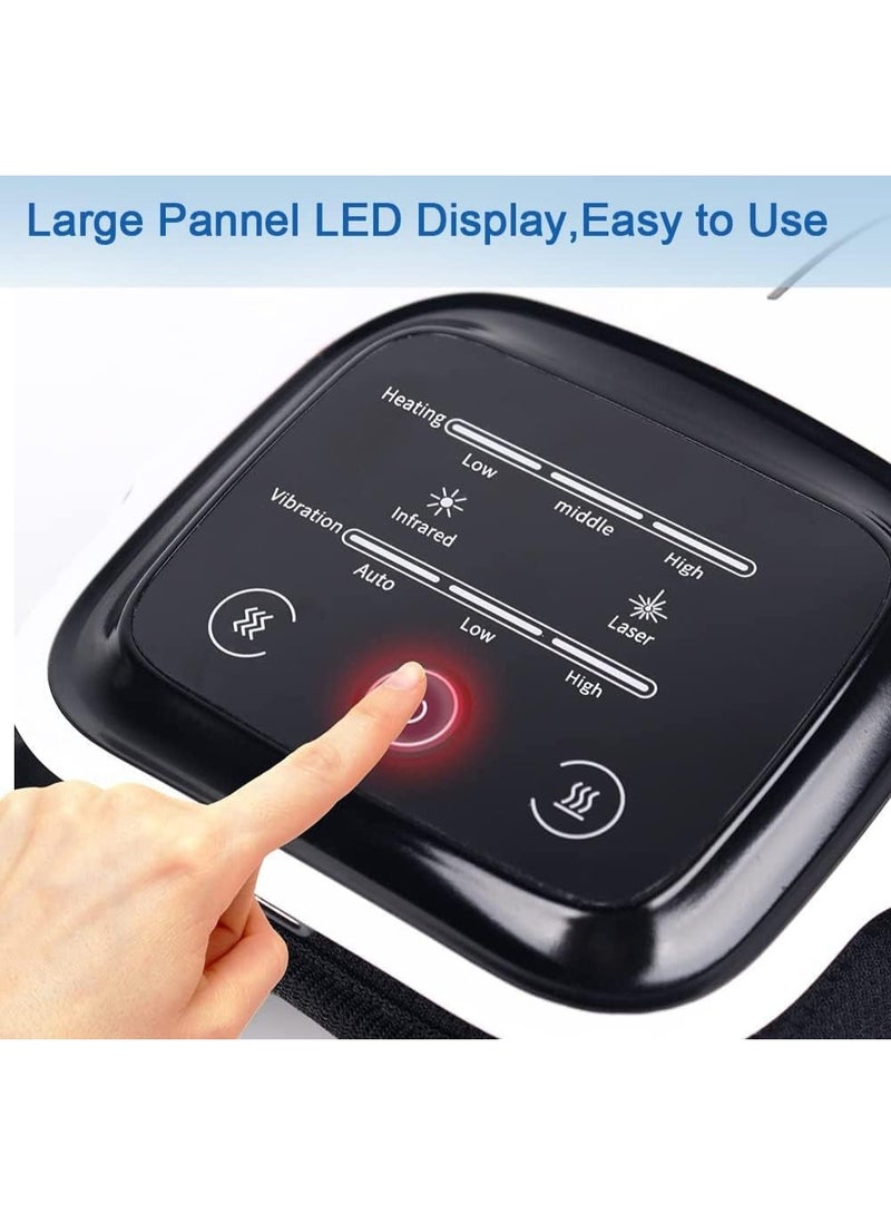 Knee Massager with LED Screen – Rechargeable Smart Heated Knee Wrap – Electronic Arthritis Relief for Pain, Swelling & Stiffness - Image 4