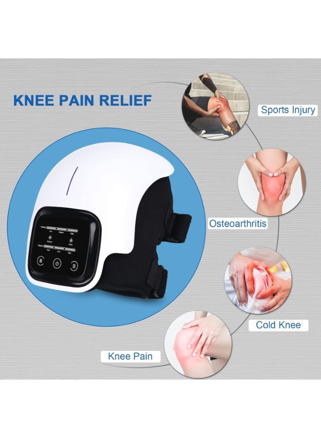 Knee Massager with LED Screen – Rechargeable Smart Heated Knee Wrap – Electronic Arthritis Relief for Pain, Swelling & Stiffness - Image 3