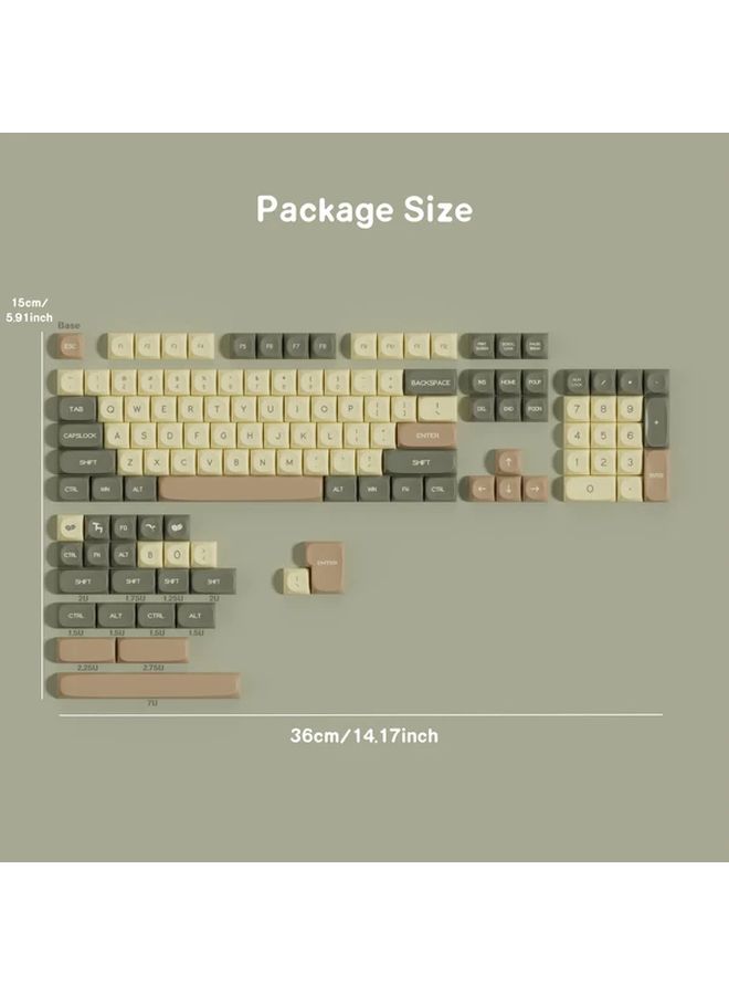 Morandi En 9 In 1 PBT MOA Keycaps Set For Mechanical Keyboard With ISO DE FR SP Korean English Layout - Image 4