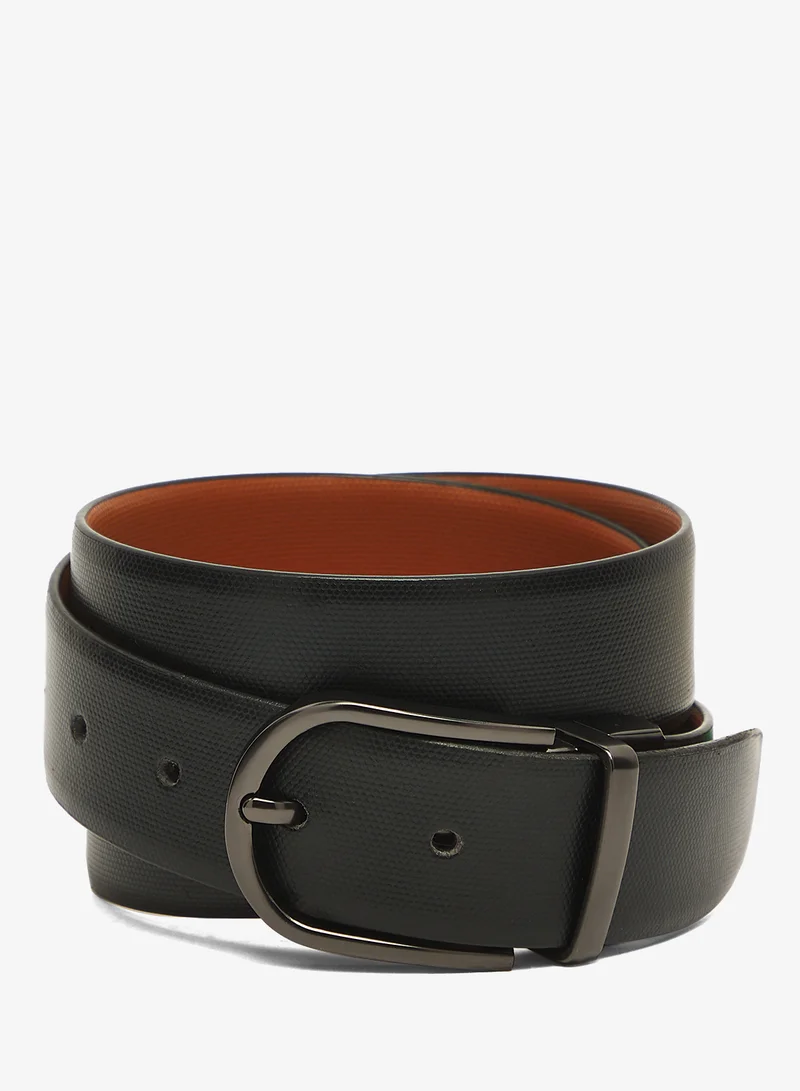 روبرت وود حزام رسمي أصلي من الجلد قابل للعكس والتعديل