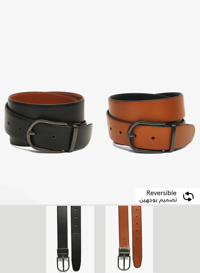 Genuine Leather Reversible & Resizable Formal Belt